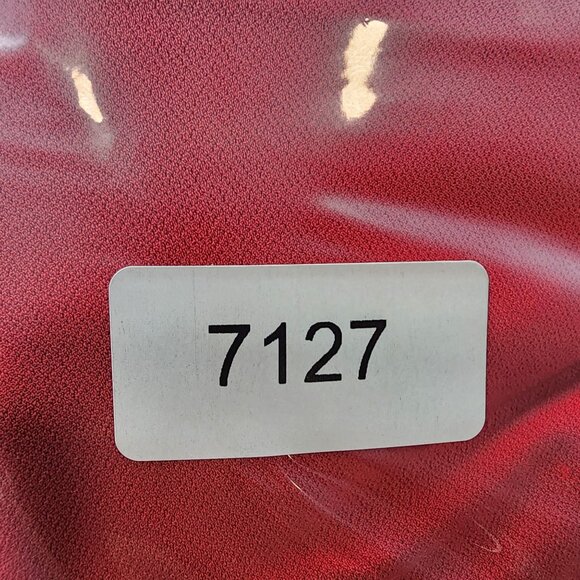 Womens Red Dennis Basso Top Blouse Polyester Long Lace Sleeve Round Neck 3X - Picture 8 of 8